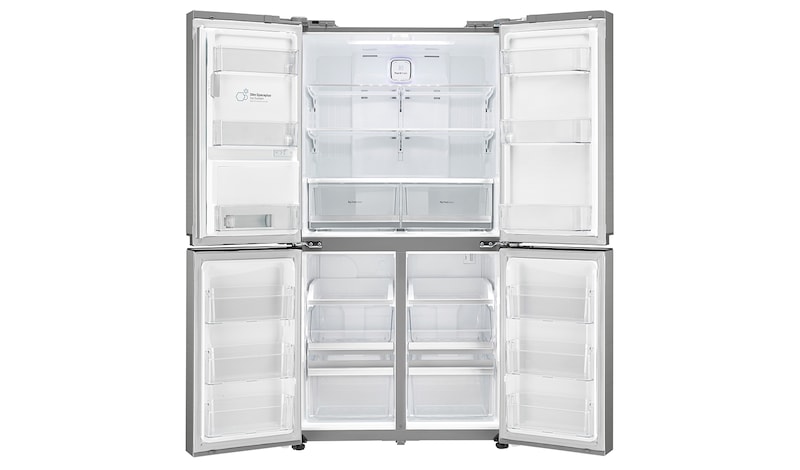 LG 712L French Door Fridge with Anti-fingerprint Brushed Finish, GF-5L712PL